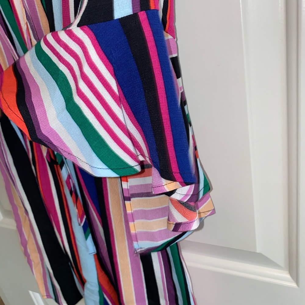 Express Colorful Striped Romper - Picture 7 of 8